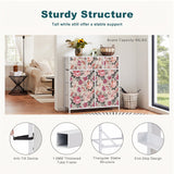 Atilioo 9 Drawers Fabric Dresser, Tall Storage Chest Closet Organizer for Bedroom, Living Room, Easy Assembly, Pink