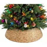 LIFERECORD Christmas Tree Collar, Wicker Tree Collar for 6-9ft Trees, Wicker Base Cover