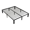 IULULU Metal Bed Frame - Foundation with Steel Slats, No Box Spring, Easy Assembly