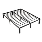 IULULU Metal Bed Frame - Foundation with Steel Slats, No Box Spring, Easy Assembly