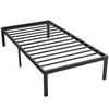 IULULU Metal Bed Frame - Foundation with Steel Slats, No Box Spring, Easy Assembly