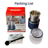 IULULU Cordless Coffee Grinder, USB Rechargeable, 85 Grinds, Blue