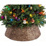LIFERECORD Christmas Tree Collar, Wicker Tree Collar for 6-9ft Trees, Wicker Base Cover