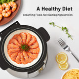 Atilioo 6 Quart Electric Pressure Cooker, 12-in-1 Stainless Steel Non-Stick Pot- Multicooker for Pressure Cooking, Slow Cooker, Rice, Steamer, Sauté, Yogurt, Warmer
