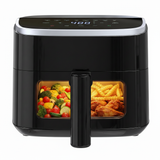 Atilioo 3-6 Qt Air fryer, Compact Digital Touchscreen Small Air Cooker with Timer, Non-Stick & Dishwasher Safe, Black