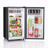 IULULU Upgraded 3.2 Cu.Ft Mini Fridge with Freezer for Bedroom/Dorm/Office, Compact, Low Noise