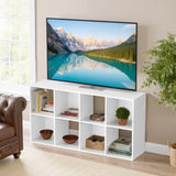 Atilioo 6 8 9 Cube Storage Organizer, Open Bookcase, Space-Saving Display Shelf with Removable Back Panels, Easy Assembly