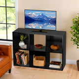 Atilioo 6 8 9 Cube Storage Organizer, Open Bookcase, Space-Saving Display Shelf with Removable Back Panels, Easy Assembly