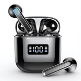 Haysky Wireless Earbuds, Hi-Fi True Wireless Bluetooth Earbuds with 50H Playtime, Comfort Fit Noise Cancelling Earphones for Phone Laptop Sports