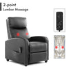 IULULU Recliner Chair, Home Theater Seat with Lumbar Support for Living Room