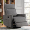 IULULU Recliner, Nursery Glider Rocker with Large Footrest, High Back, Deep Seat