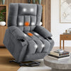 IULULU Recliner Chair with Massage, Lumbar Support, Power Lift for Living Room