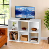 Atilioo 6 8 9 Cube Storage Organizer, Open Bookcase, Space-Saving Display Shelf with Removable Back Panels, Easy Assembly