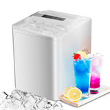 Haysky Countertop Ice Maker, 26 Lbs/24H, Ice in 6Mins, 2 Sizes, Self-Cleaning Portable Ice Machine Countertops for Home, Office, RV, Camping