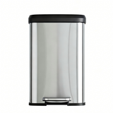 Atilioo 16 Gallon Dual Compartment Trash Can, Stainless Steel Garbage Can with Foot Pedal, Soft-Close Lid, 2 x 30 L Large Capacity Recycling Bin, Perfect for Kitchen, Office