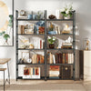 IULULU Book Shelf,  5 Tier Bookcase, Modern, Industrial Storage for Home/Office