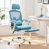 IULULU Office Desk Chair with Footrest, High-Back Mesh Rolling Swivel Reclining Chairs