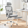 IULULU Office Desk Chair with Footrest, High-Back Mesh Rolling Swivel Reclining Chairs