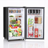 IULULU Upgraded 3.2 Cu.Ft Mini Fridge with Freezer for Bedroom/Dorm/Office, Compact, Low Noise