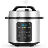 IULULU Electric Pressure Cooker, 12-in-1 Multicooker, Stainless Steel