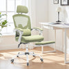IULULU Office Desk Chair with Footrest, High-Back Mesh Rolling Swivel Reclining Chairs