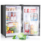 Haysky Upgraded Compact Mini Fridge with Freezer, 3.2 Cu.Ft Small Refrigerator for Bedroom, Dorm, Office, Low Noise, Adjustable Thermostat, Quiet & Energy Efficience