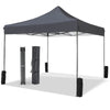 IULULU 10x10 Canopy, Heavy-Duty Party Tent, Waterproof Shade with Sand Bags