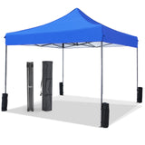 IULULU 10x10 Canopy, Heavy-Duty Party Tent, Waterproof Shade with Sand Bags