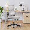 IULULU Ergonomic Office Chair, High Back Mesh with Lumbar Support, Flip-up Arms