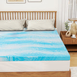 Atilioo Full Mattress Topper – 2-Inch Gel Infused Memory Foam Pad for Cooling & Back Pain Relief – CertiPUR Certified Premium Bed Topper