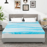 Atilioo Full Mattress Topper – 2-Inch Gel Infused Memory Foam Pad for Cooling & Back Pain Relief – CertiPUR Certified Premium Bed Topper