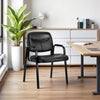 IULULU Leather Guest Chair, Ergonomic for Reception, Conferences, Home Offices