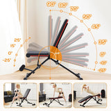 Atilioo Adjustable Weight Bench for Home Gym, Foldable Workout Bench for Full Body Exercise, 9 Positions, 795LBS Capacity