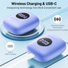 Atilioo Wireless Earbuds 40H Playtime, Deep Bass, LED Case, Waterproof Mic