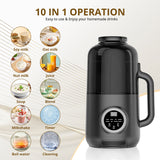 IULULU 8-in-1 Nut Milk Maker, 40oz, Multi-Nut, Auto-Clean, Warm
