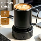 Atilioo 2 In 1 Coffee Mug Warmer & Cooler with Cup, 16.9oz Stainless Steel Beverage Tea Heating & Cooling Coaster and Lid
