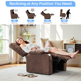 IULULU Recliner Chair with Massage, Lumbar Support, Power Lift for Living Room