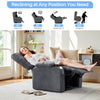 IULULU Recliner Chair with Massage, Lumbar Support, Power Lift for Living Room