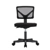 Atilioo Office Chair, Ergonomic Low-Back Mesh Computer Desk Chair with Lumbar Support, Armless Swivel Rolling Chair for Home Bedroom Study Office, Ideal for Students and Adults