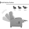 IULULU Recliner Chair, Home Theater Seat with Lumbar Support for Living Room