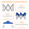 IULULU 10x10 Canopy, Heavy-Duty Party Tent, Waterproof Shade with Sand Bags