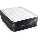 LIFERECORD Air Mattress Queen Size with Built in Pump,18" Portable Air Bed for Camping, Travel, Home and Guest Room, 660lbs Weight Capacity Raised Inflatable Blow up Mattress