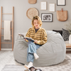IULULU Bean Bag Chair, Oversized for Gaming/Reading, Foam-Filled with Soft Cover, Comfy for Living/Bedroom/Dorm
