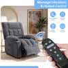 IULULU Recliner Chair with Massage, Lumbar Support, Power Lift for Living Room