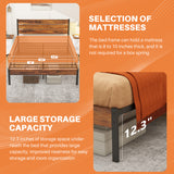 IULULU Metal Platform Bed Frame - Mattress Foundation with Headboard & Footboard, 700LBS Wooden Slats, No Box Spring, Noise-Free, Easy Assembly