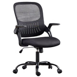 IULULU Office Chair Ergonomic Mesh with Fixed Armrest