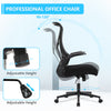 IULULU Ergonomic Office Chair, High Back Mesh with Lumbar Support, Flip-up Arms
