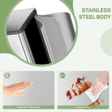 16 21.1 Gallon Trash Can with Lid, 60L 80L Stainless Steel Dual Compartment Large Capacity Recycling Bin Garbage Can with Removable Inner Bucket for Kitchen