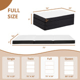 Atilioo 3 inch Folding Mattress with Removable Cover, Tri-Fold Memory Foam Mattress for Travelling, Camping, RV, Guest Mat, Single Size