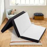 Atilioo 3 inch Folding Mattress with Removable Cover, Tri-Fold Memory Foam Mattress for Travelling, Camping, RV, Guest Mat, Single Size